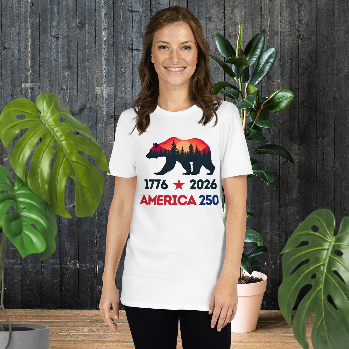 250th Anniversary USA | Bear 1776-2026 Patriotic T-Shirt