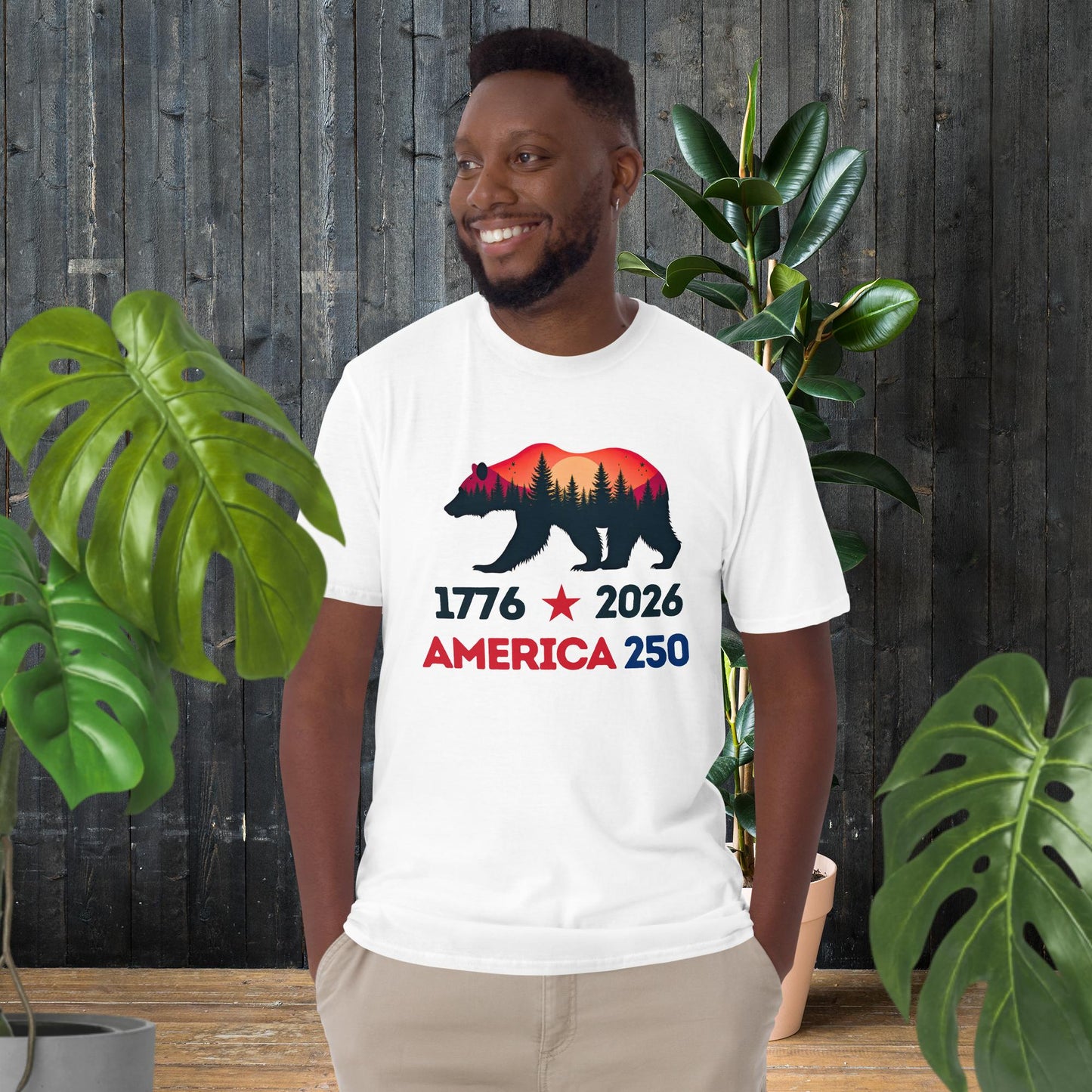 250th Anniversary USA | Bear 1776-2026 Patriotic T-Shirt