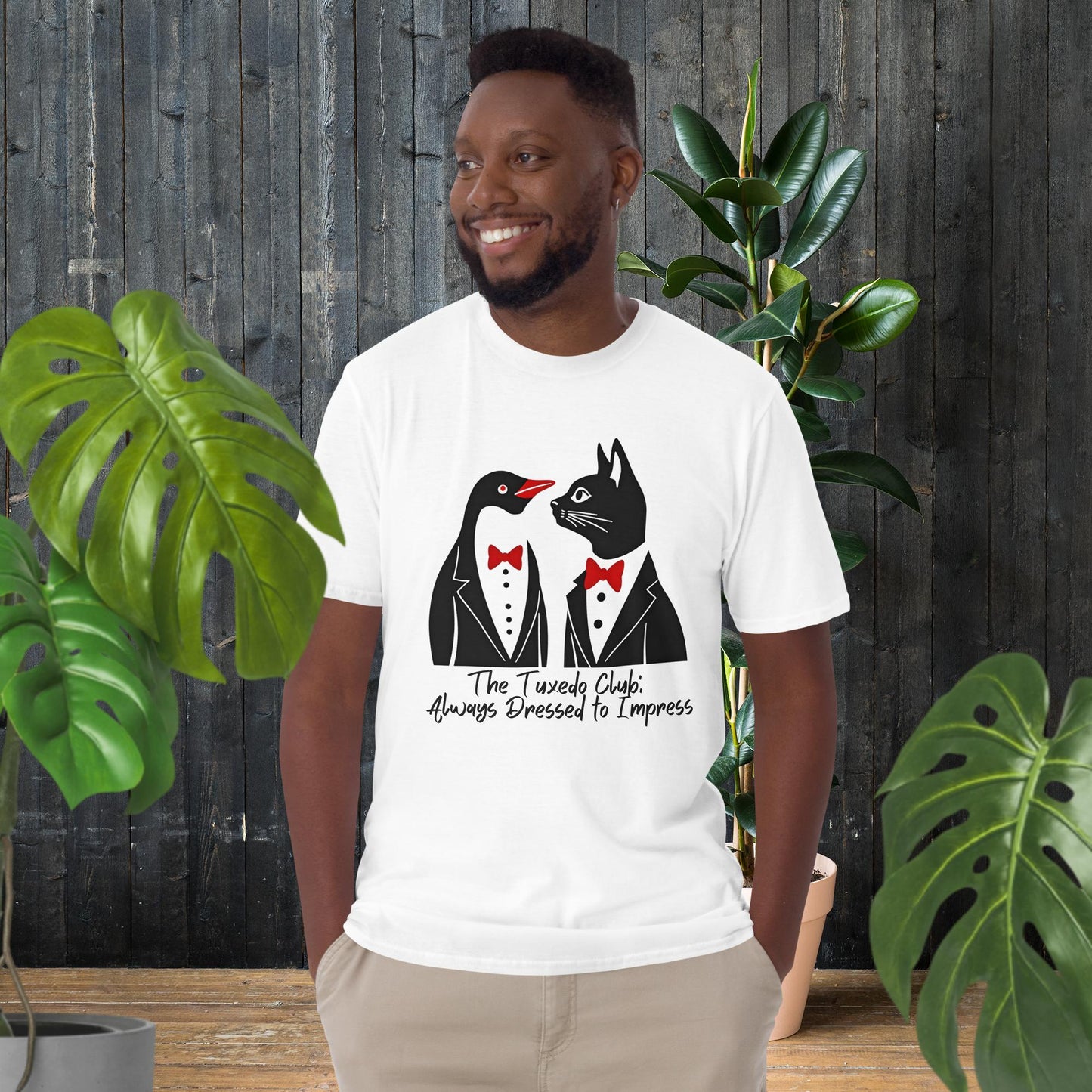 The Tuxedo Club | Katze & Pinguin T-Shirt