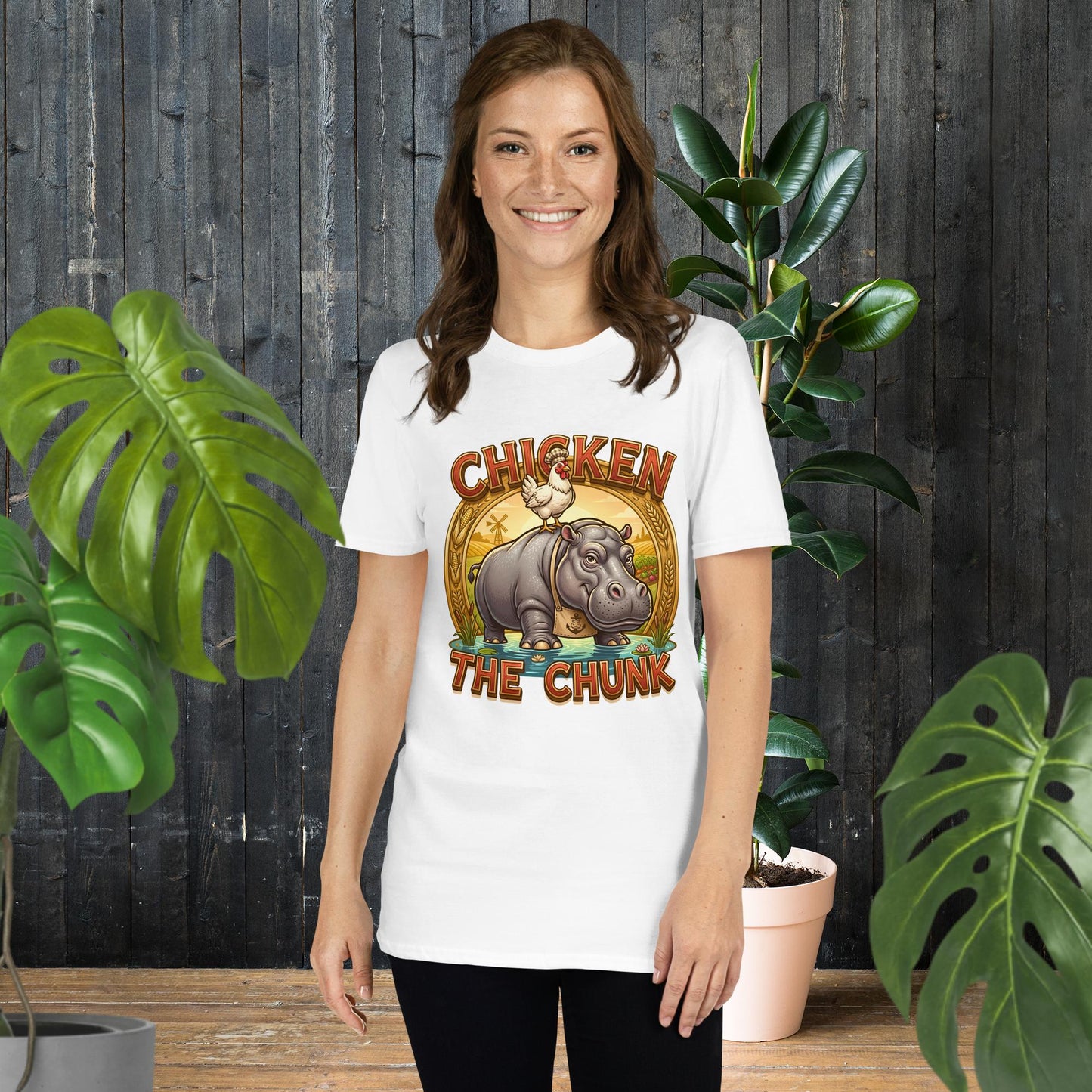 Chicken the Chunk | Chicken and Hippo T-Shirt