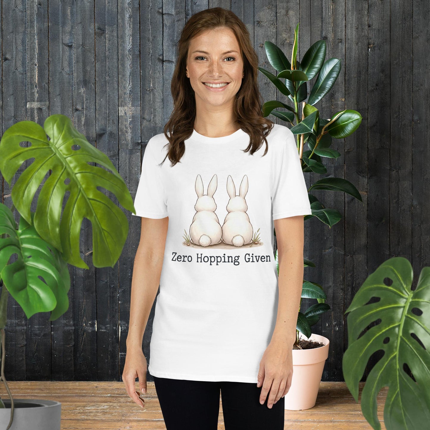 Zero Hopping Given | Lustiges Hasen-T-Shirt