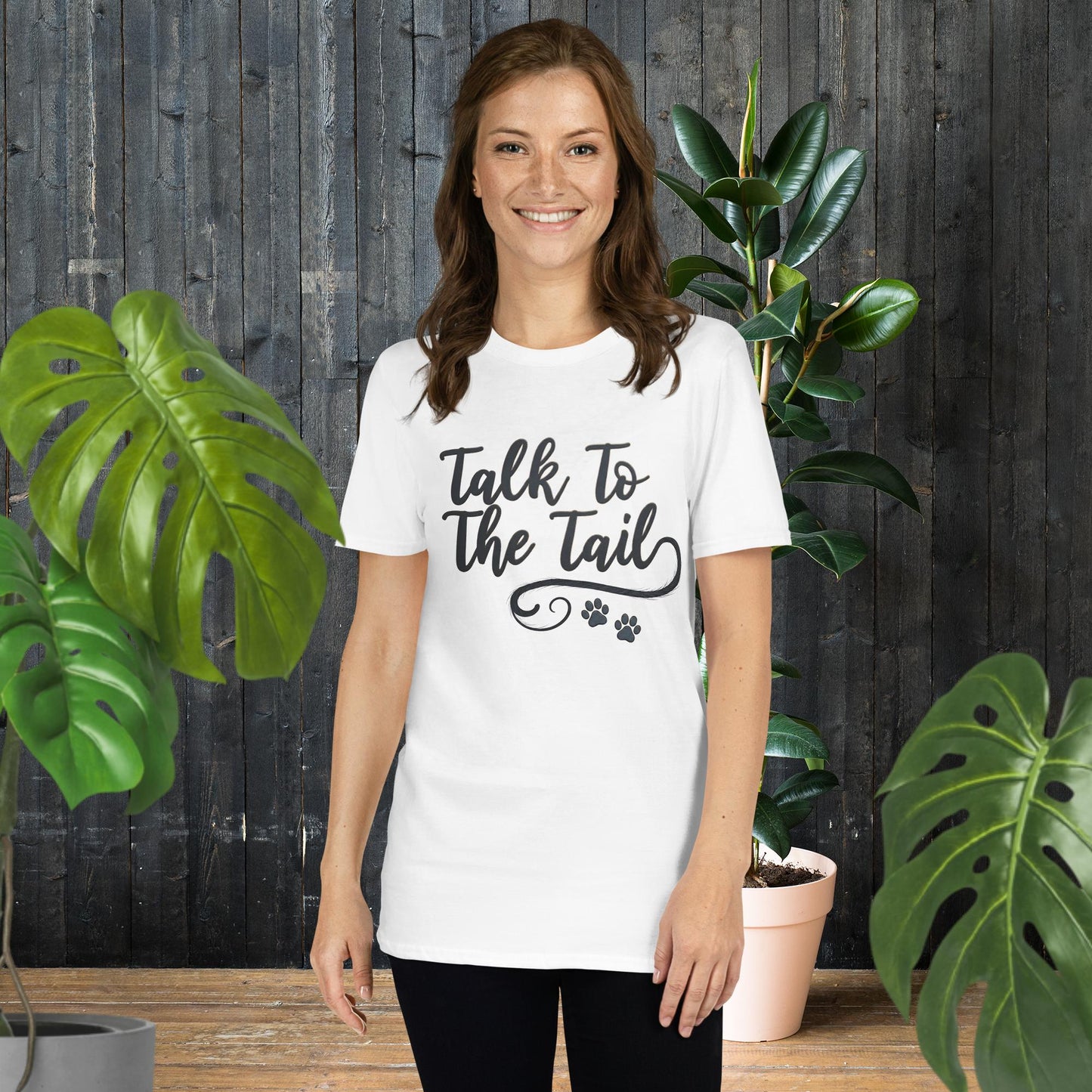Fala Com a Cauda | T-Shirt Sassy para Amantes de Animais de Estimação