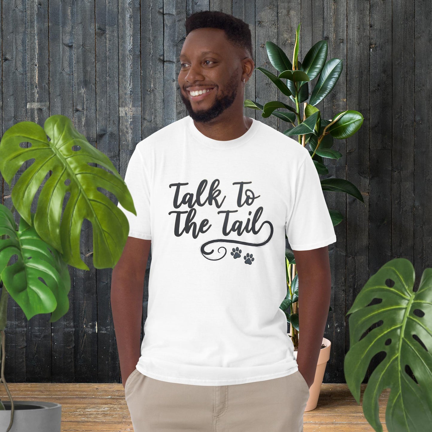 Fala Com a Cauda | T-Shirt Sassy para Amantes de Animais de Estimação